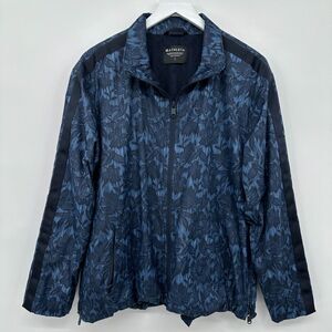 Athleta Jacket Sightseer Lace Ethereal Bloom Cottage Size Large Blue Lightweight